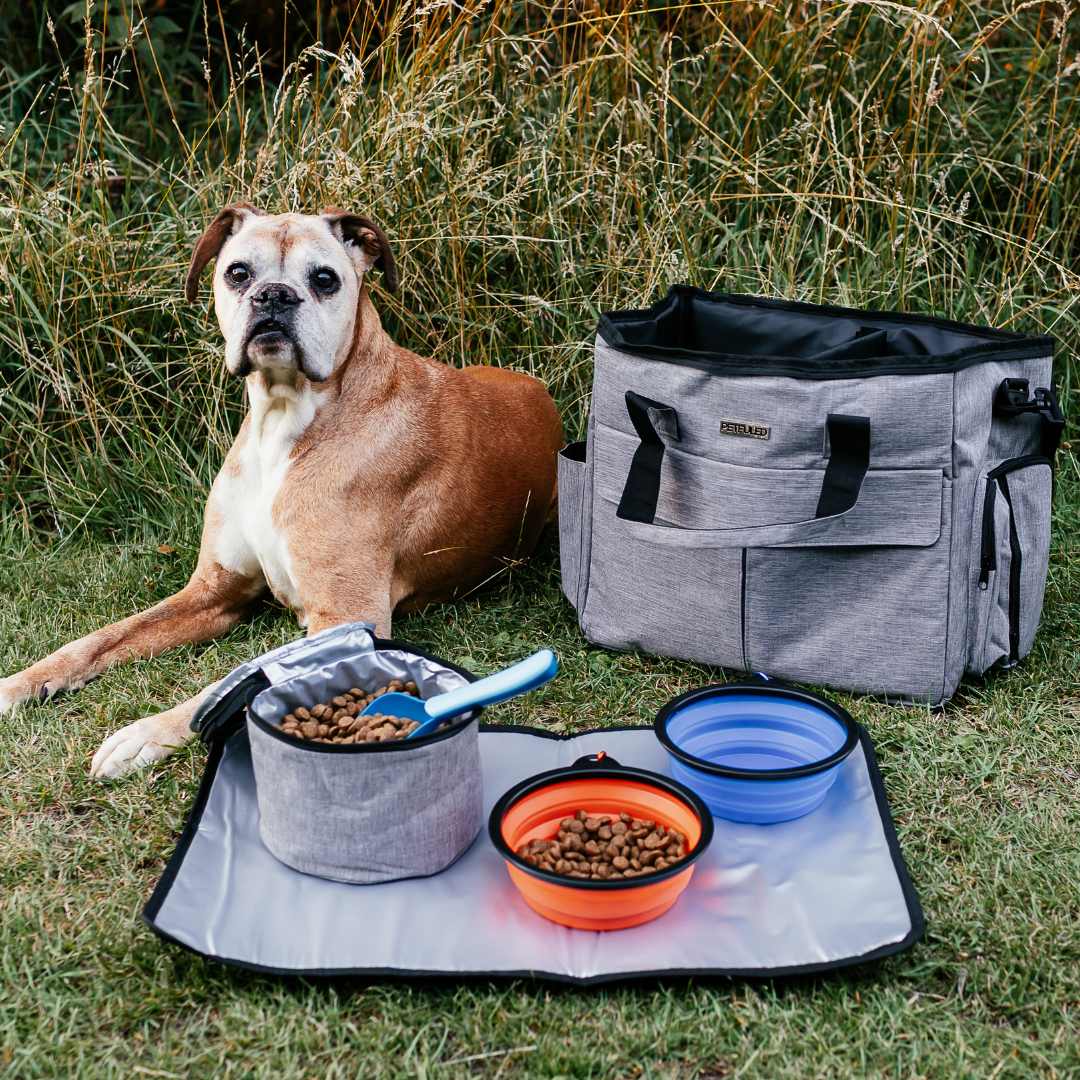 The Dog Outpost Dog Travel Bag Set